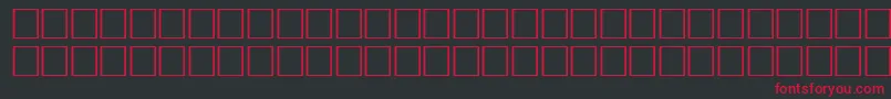 Vrfwfbi Font – Red Fonts on Black Background