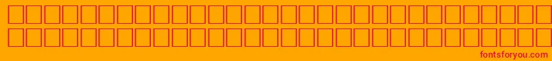 fuente Vrfwfbi – Fuentes Rojas Sobre Fondo Naranja