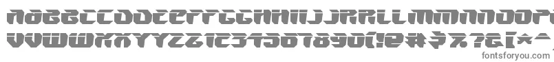 フォントV5amw – 白い背景に灰色の文字