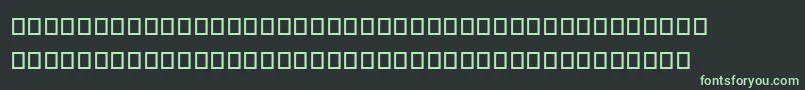 Шрифт Mapbats – зелёные шрифты на чёрном фоне