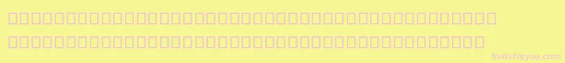 Mapbats Font – Pink Fonts on Yellow Background