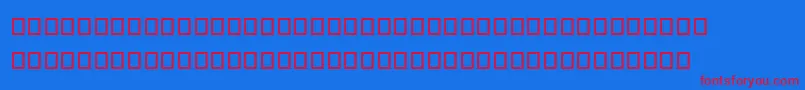 fuente Mapbats – Fuentes Rojas Sobre Fondo Azul