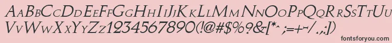 StoweI Font – Black Fonts on Pink Background