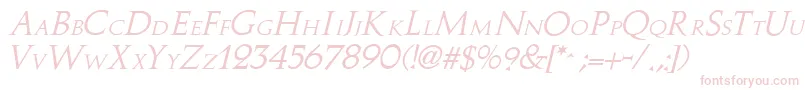 Шрифт StoweI – розовые шрифты