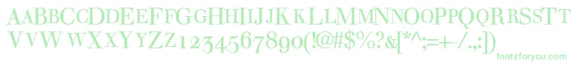 WalbaumosscapsskRegular Font – Green Fonts