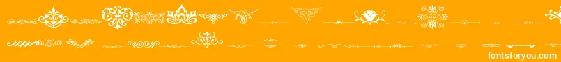 Más sobre la fuente VintageDecorativeSigns3 fuente VintageDecorativeSigns3 – Fuentes Blancas Sobre Fondo Naranja