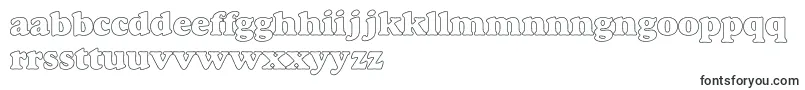 Czcionka MacbethHollowBold – filipińskie czcionki