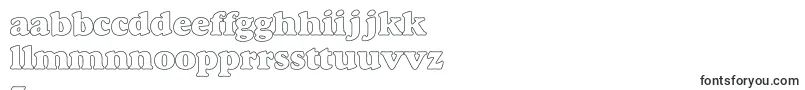MacbethHollowBold Font – Latvian Fonts