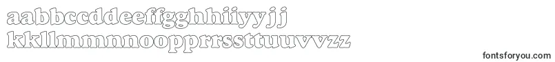MacbethHollowBold Font – Lithuanian Fonts
