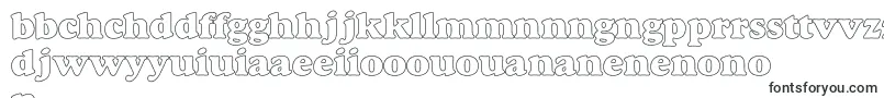MacbethHollowBold Font – Creole Fonts