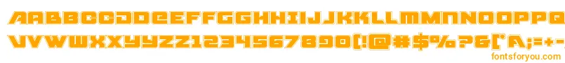 フォントAircruiseracad – オレンジのフォント