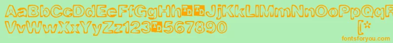 More about BurnoutTrialVersion Font BurnoutTrialVersion Font – Orange Fonts on Green Background