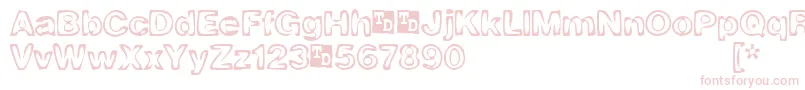 BurnoutTrialVersion-fontti – vaaleanpunaiset fontit