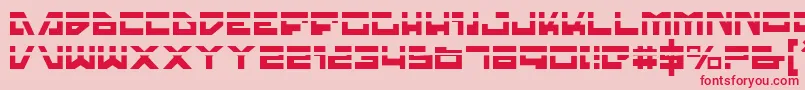 Trajialaser Font – Red Fonts on Pink Background