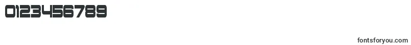 フォントSchwarzeneggerCondensed – 数字と数値のためのフォント