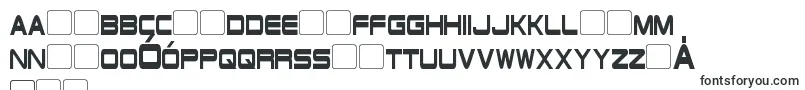 Fonte SchwarzeneggerCondensed – fontes polonesas