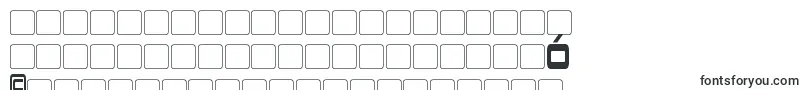 フォントSchwarzeneggerCondensed – バシキール文字