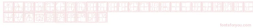 XperimentypothreeBSquare Font – Pink Fonts on White Background