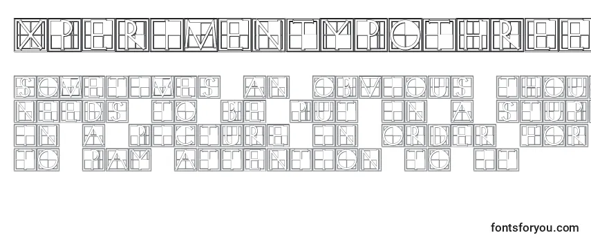 XperimentypothreeBSquare フォントのレビュー