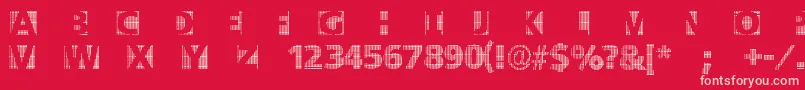 Más sobre la fuente Blackwhitegridsa fuente Blackwhitegridsa – Fuentes Rosadas Sobre Fondo Rojo