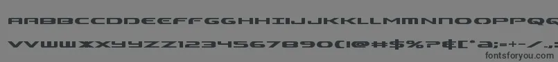 Шрифт Alphamenbold – чёрные шрифты на сером фоне