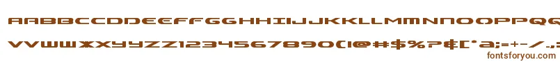 Шрифт Alphamenbold – коричневые шрифты на белом фоне