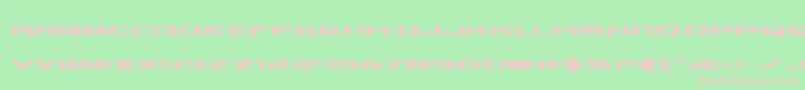 Alphamenbold Font – Pink Fonts on Green Background