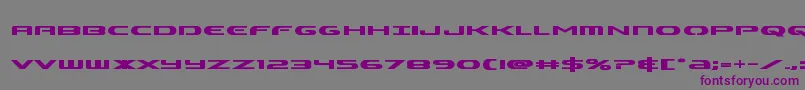Alphamenbold-Schriftart – Violette Schriften auf grauem Hintergrund