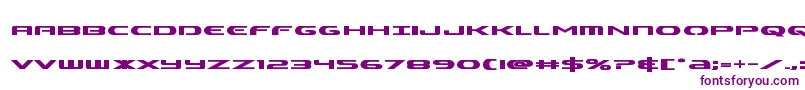 Alphamenbold Font – Purple Fonts on White Background