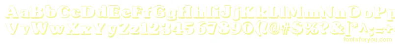 TypographersubwayShadow Font – Yellow Fonts