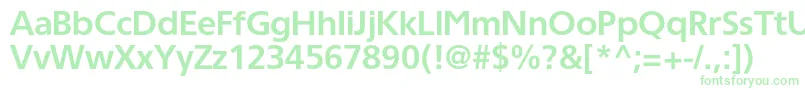 TornadocBold Font – Green Fonts on White Background