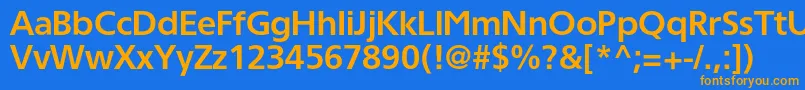 Más sobre la fuente TornadocBold fuente TornadocBold – Fuentes Naranjas Sobre Fondo Azul