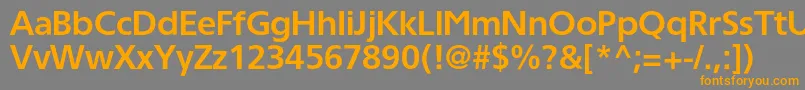 Подробнее о шрифте TornadocBold Шрифт TornadocBold – оранжевые шрифты на сером фоне