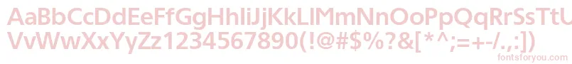 TornadocBold Font – Pink Fonts on White Background