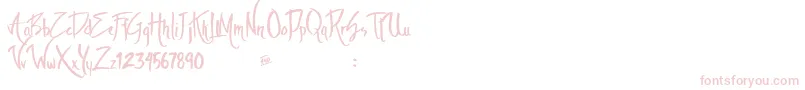 Theambiencedemo Font – Pink Fonts on White Background