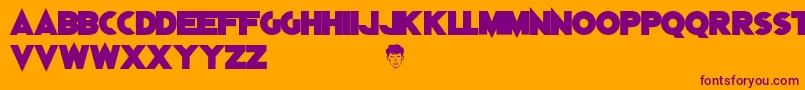 More about DylanDog Font DylanDog Font – Purple Fonts on Orange Background