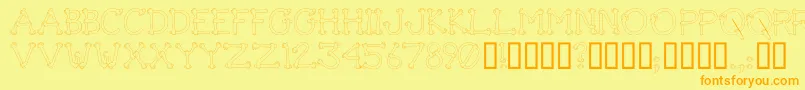 Lisätietoja GetAGripNovelty-fontista GetAGripNovelty-fontti – oranssit fontit keltaisella taustalla
