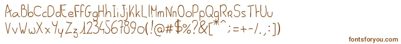 AlSeana Font – Brown Fonts on White Background