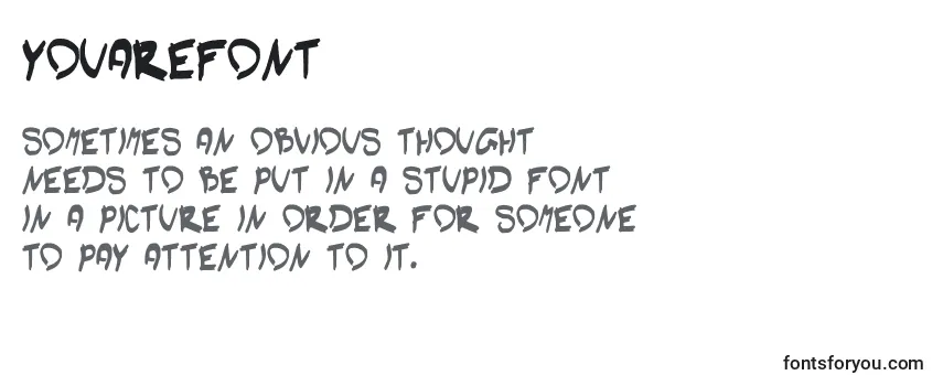 Review of the Youarefont Font