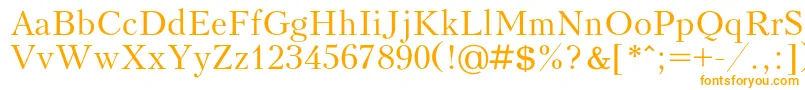 Шрифт Kudrashovc – оранжевые шрифты