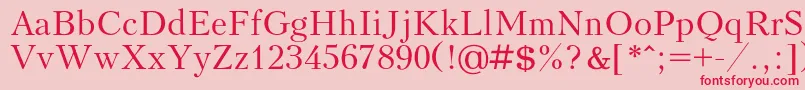 More about Kudrashovc Font Kudrashovc Font – Red Fonts on Pink Background