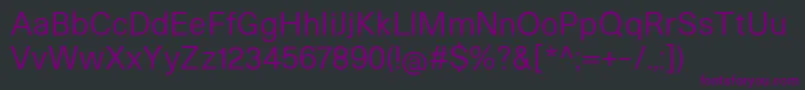 Шрифт HeltarRegular – фиолетовые шрифты на чёрном фоне