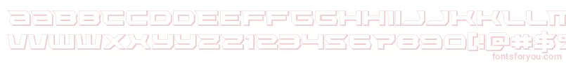 Lethalforce3D Font – Pink Fonts on White Background