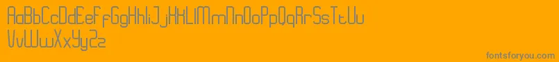 Шрифт EazyRegular – серые шрифты на оранжевом фоне