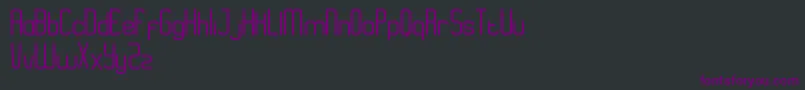 EazyRegular Font – Purple Fonts on Black Background