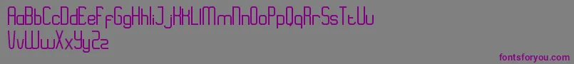 EazyRegular Font – Purple Fonts on Gray Background