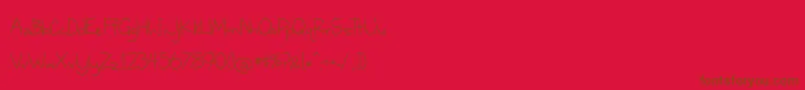 WhereStarsShineTheBrightest Font – Brown Fonts on Red Background