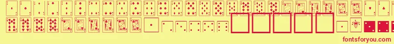 Más sobre la fuente CardDealerNormal fuente CardDealerNormal – Fuentes Rojas Sobre Fondo Amarillo