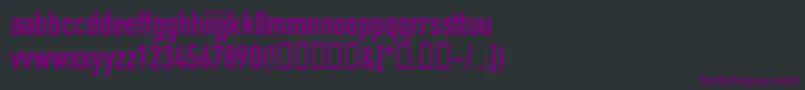 ReznorDownwardSpiral Font – Purple Fonts on Black Background