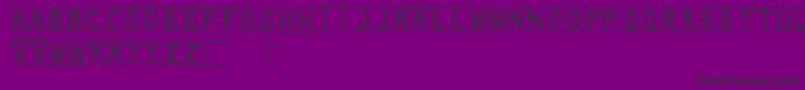 HalloDu Font – Black Fonts on Purple Background